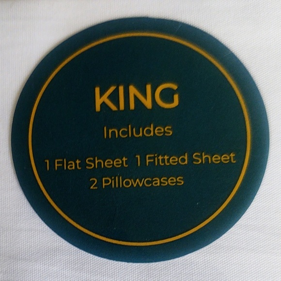 🎁MAYFAIR London Luxury Hotel Collection Sheet Set-King-Satin Stitch Embroidery - Picture 3 of 5